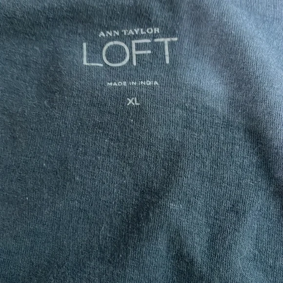NEW LOFT Blue Gray Layered Tank Top XL - Picture 5 of 6